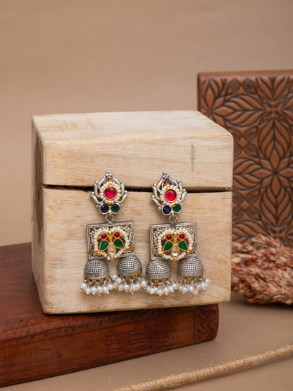 Suhana fusion kundan earrings