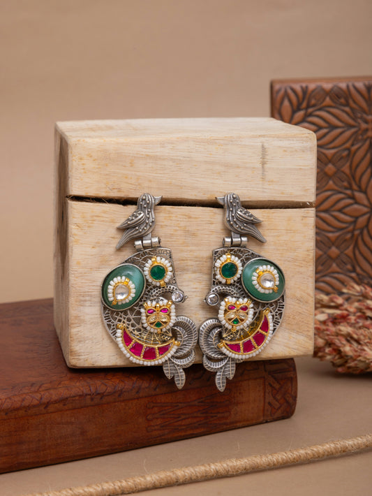 Vaidehi fusion kundan earrings