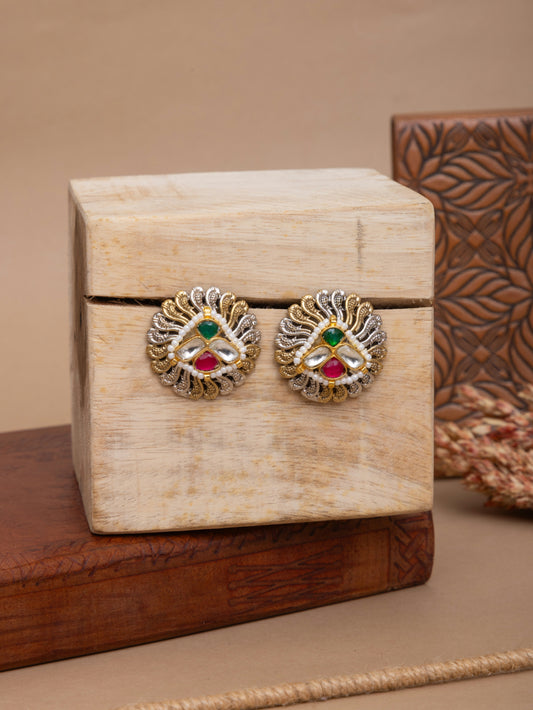 Ashita kundan earrings