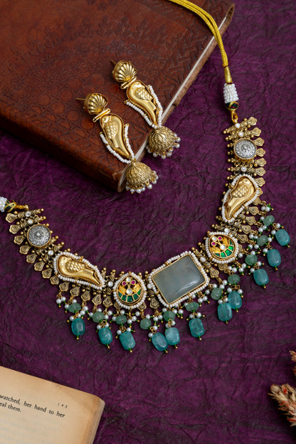 Venu gold handcrafted choker