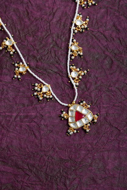 Lavanya pachi kundan pearl necklace