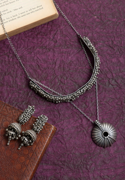 Suha Antique necklace with jhumki