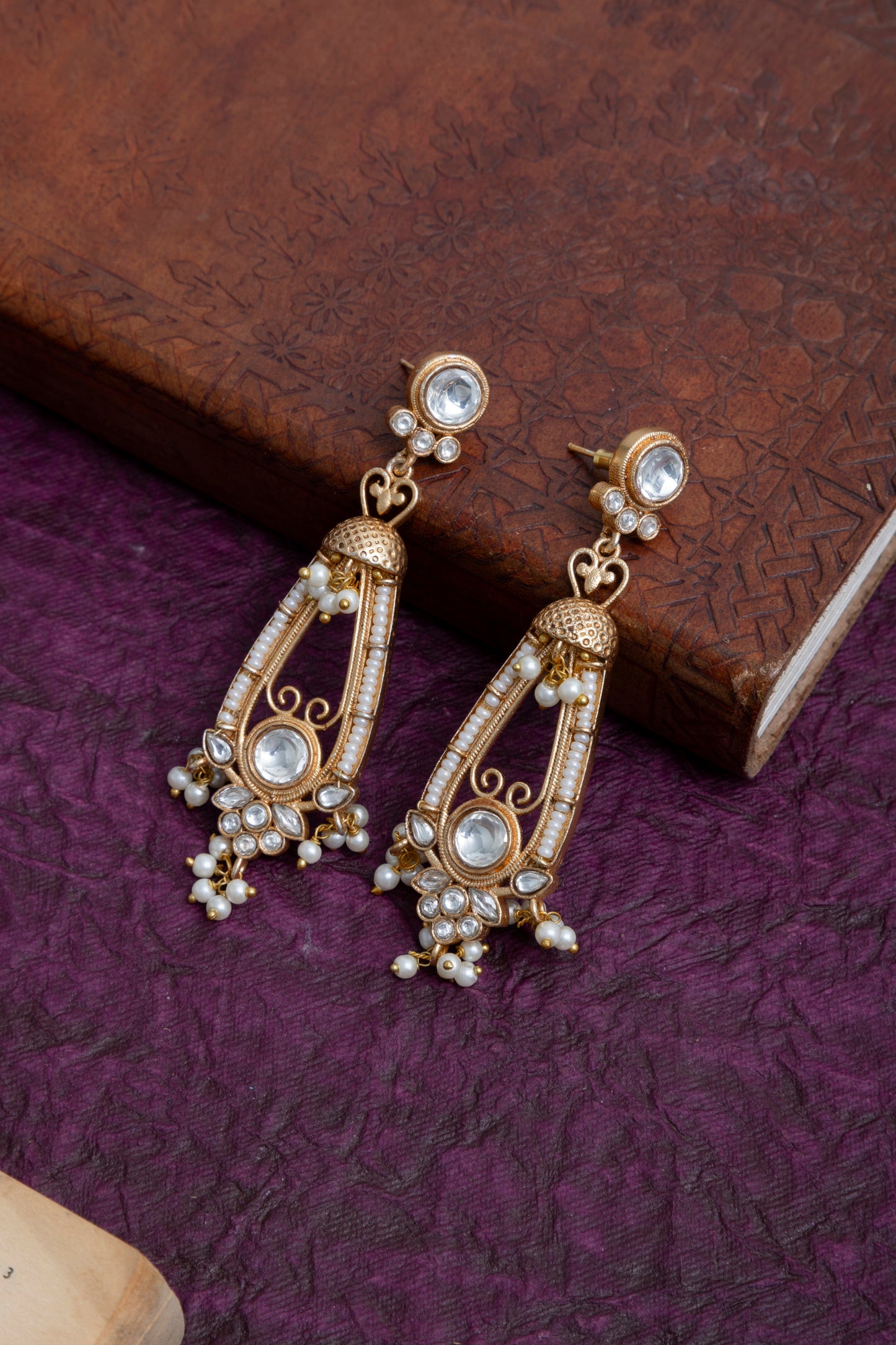 Premi gold earrings