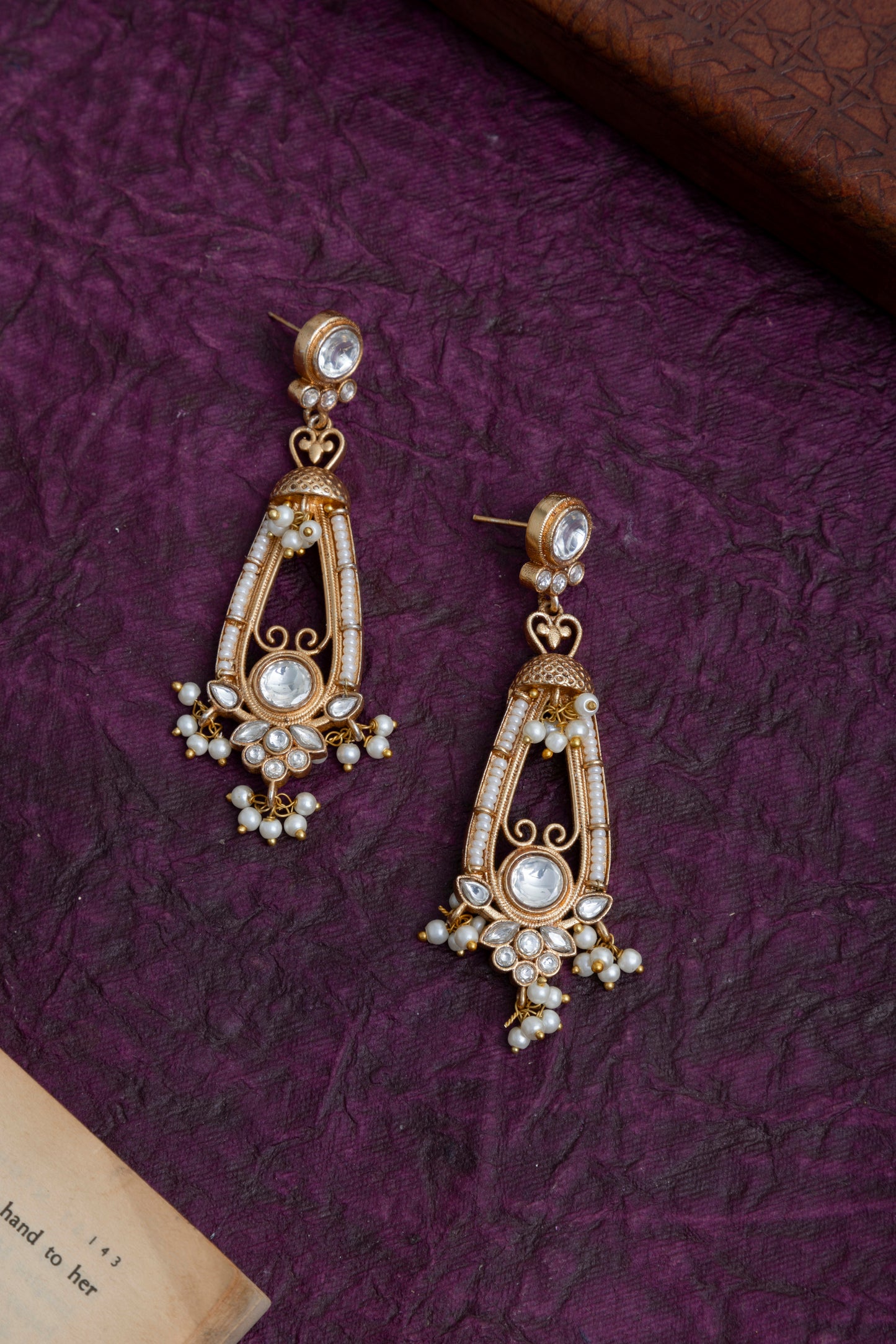 Premi gold earrings