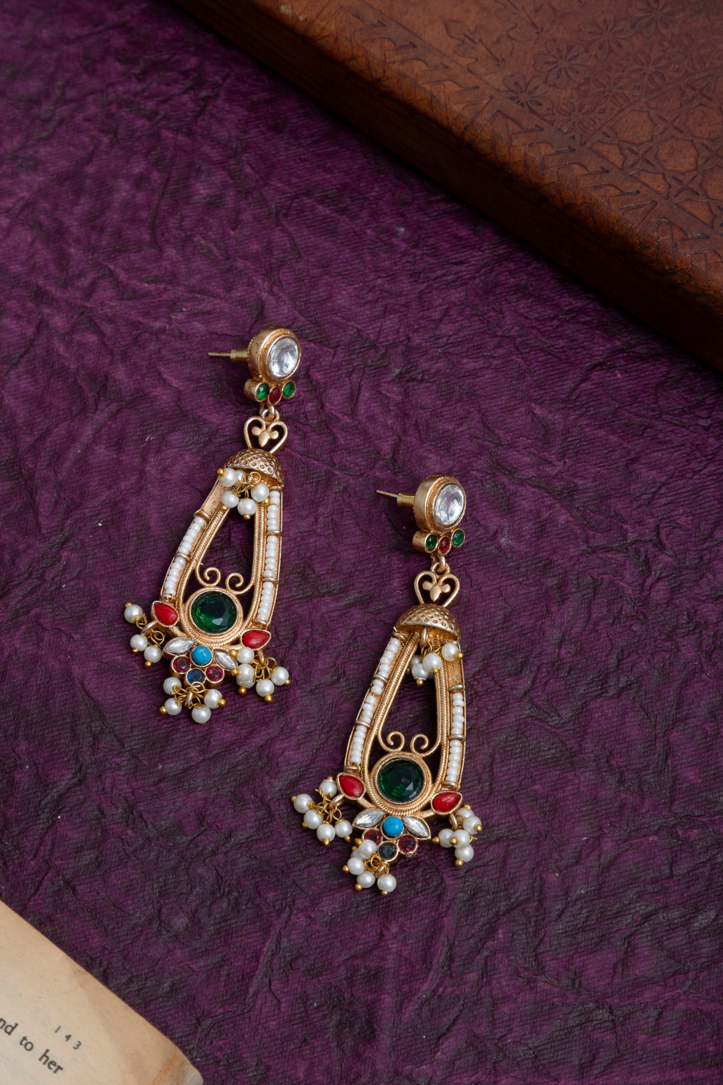 Premi gold earrings