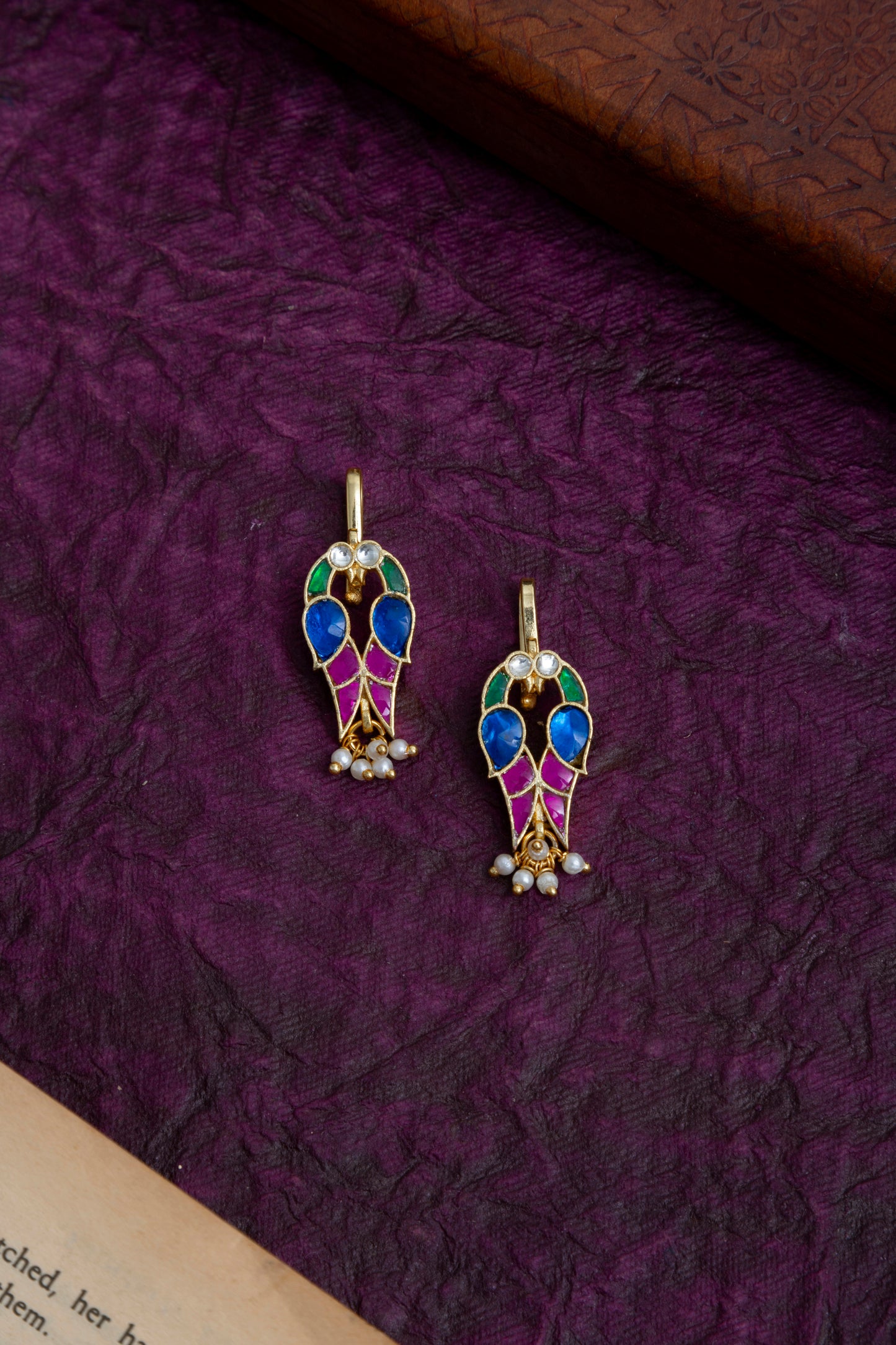 Daya pachi kundan Peacock bugadi