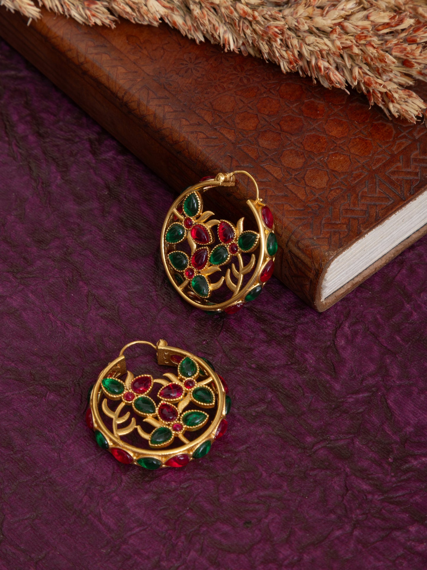 Rashmi gold bali hoops