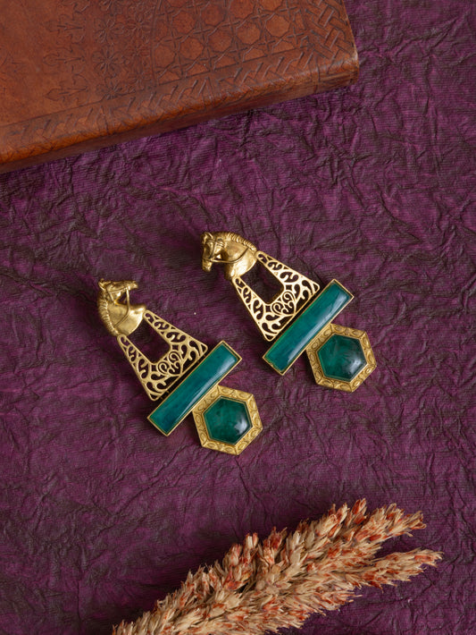 Avani gold horse danglers