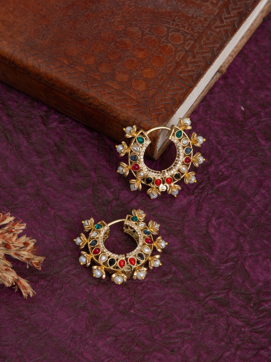 Raksha Golden Hoops