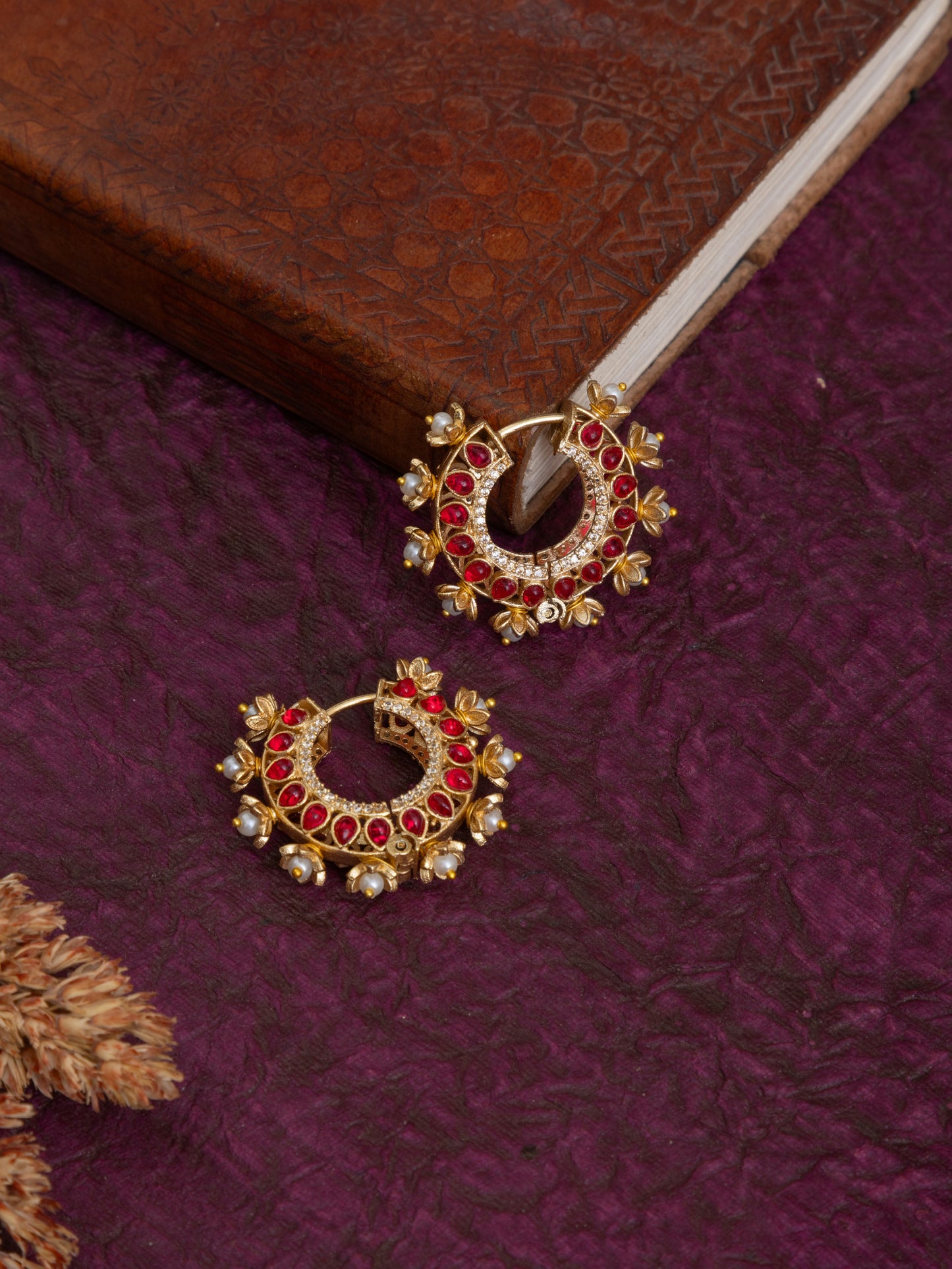 Raksha Golden Hoops
