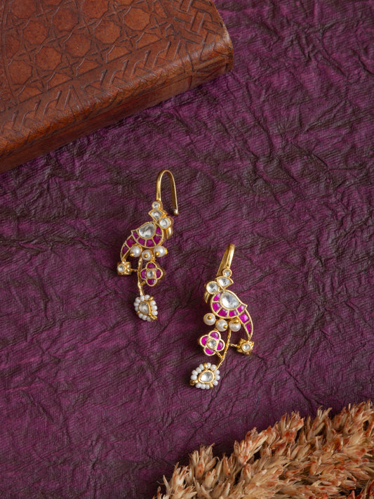 Nirali Peacock kundan bugadi