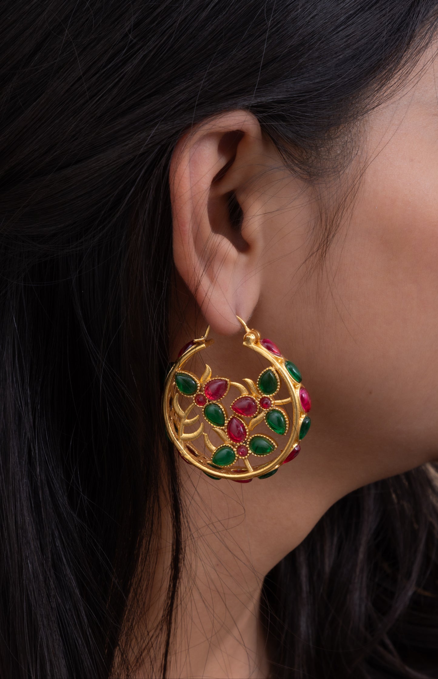 Rashmi gold bali hoops
