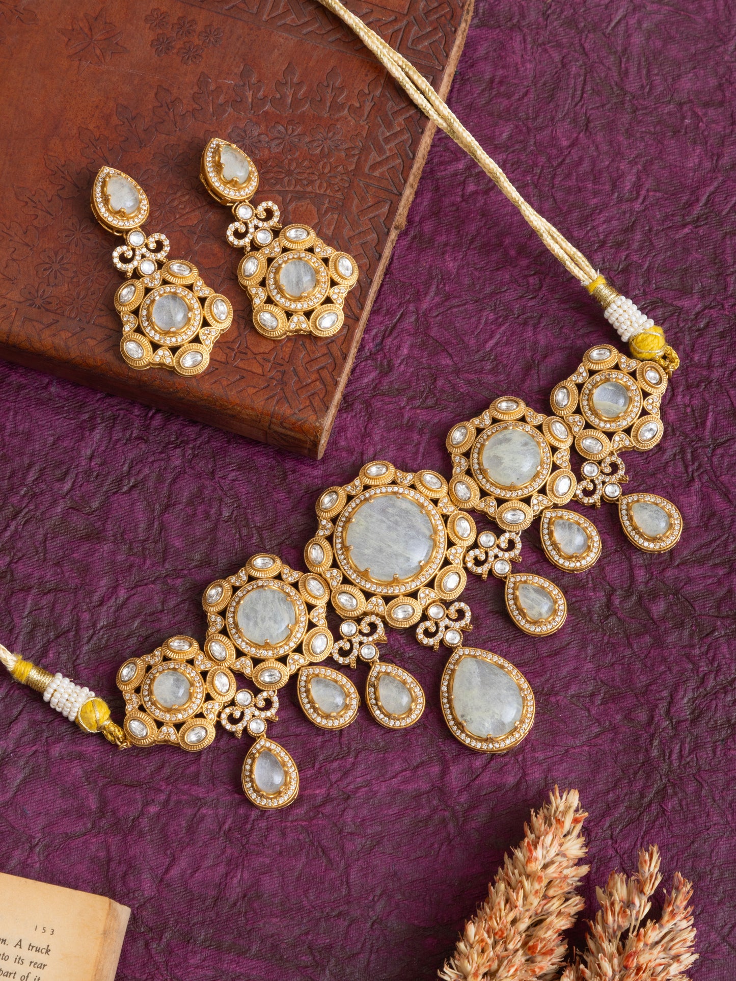 Sabyasachi Russian stone choker