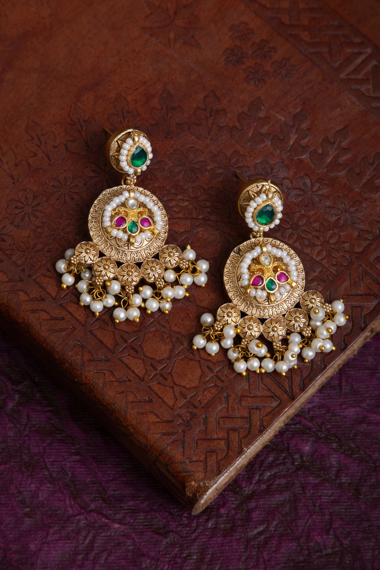 MAHARANI kundan gold necklace