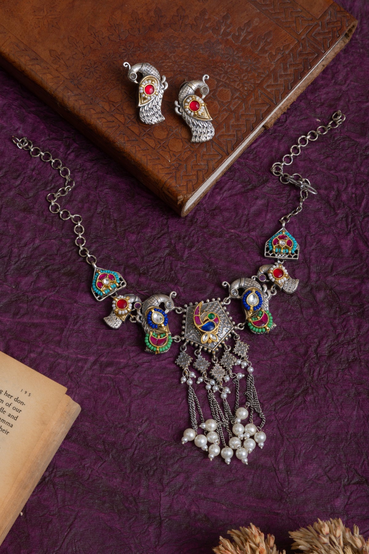 Sharma Pachi kundan fusion kashmiri choker