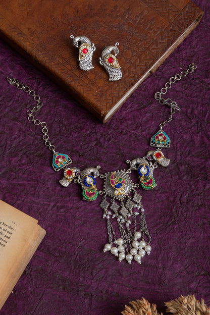 Sharma Pachi kundan fusion kashmiri choker