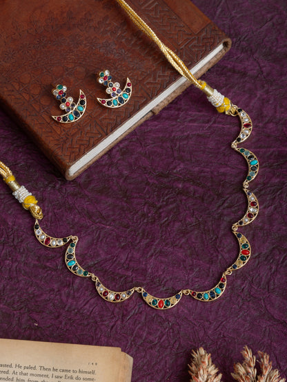 Nazima gold choker
