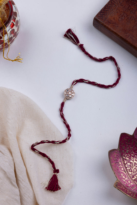 Gota Pati Red thread rakhi