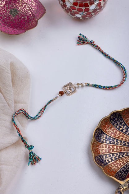 Trishul diamond rakhi