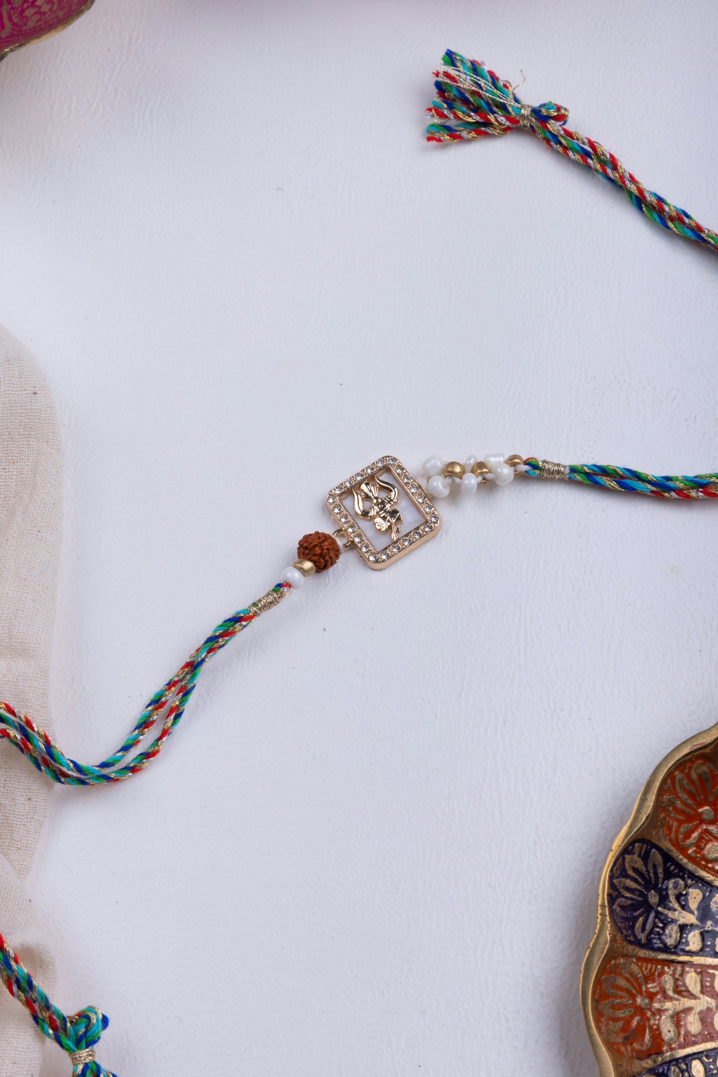 Trishul diamond rakhi