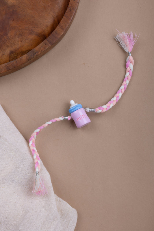 New born baby milk bottle rakhi