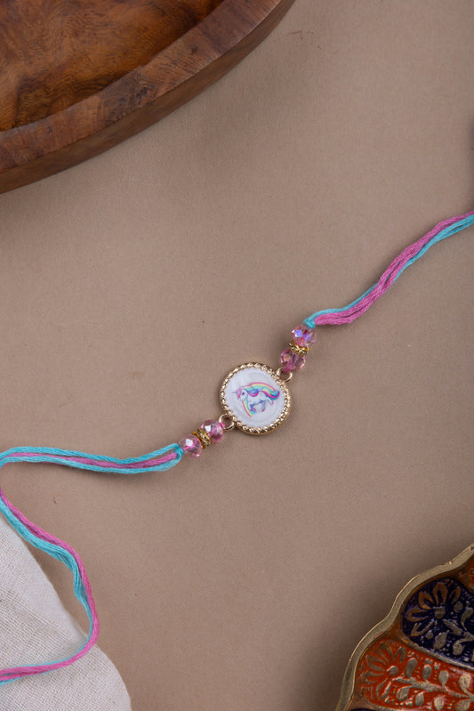 Unicorn kids rakhi