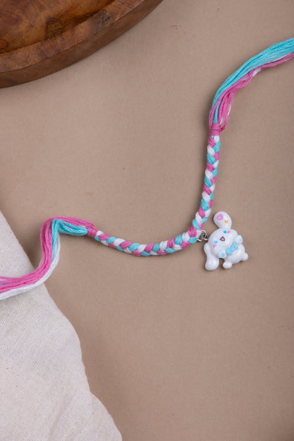 Cinnamoroll White puppy kids rakhi