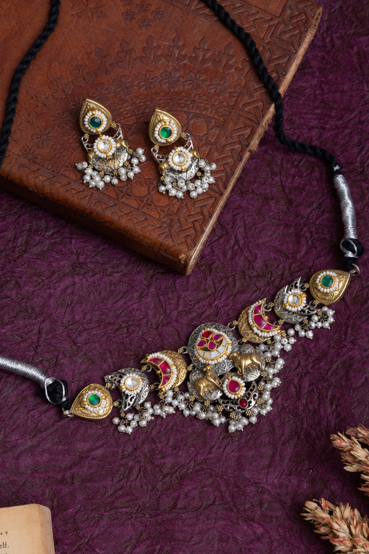 Renuka Nandi kundan Choker