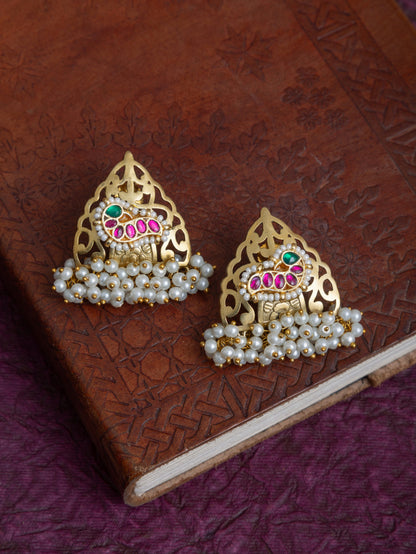 Kalpana Fusion kundan gold choker