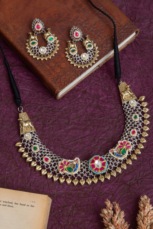 Drashti fusion kundan hasli