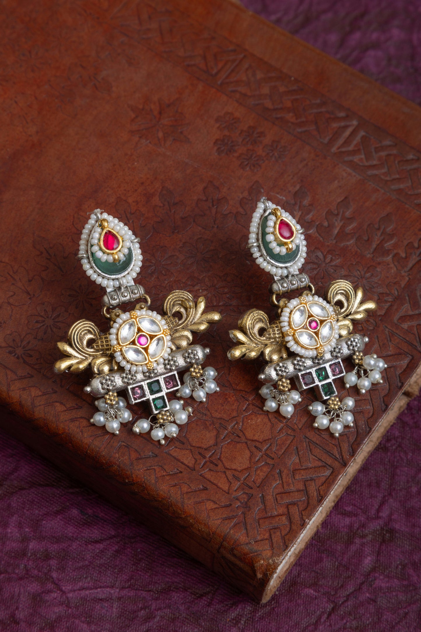 Sonam fusion kundan necklace