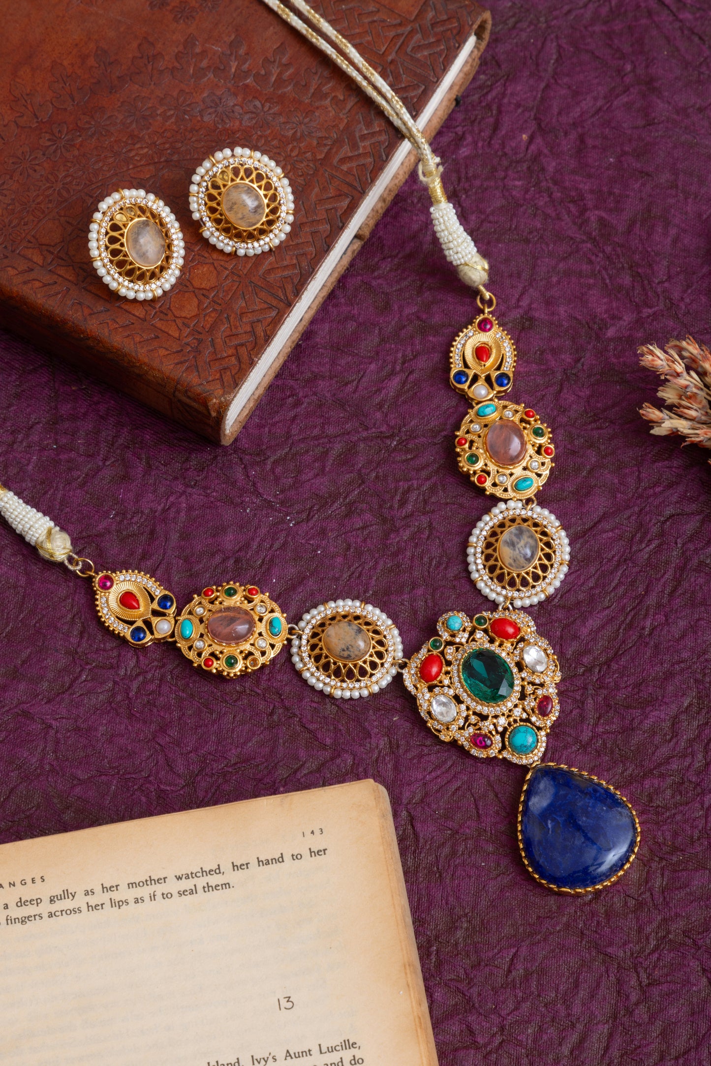 Vidisha Russian stone necklace