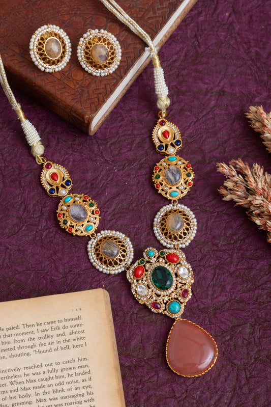 Vidisha Russian stone necklace