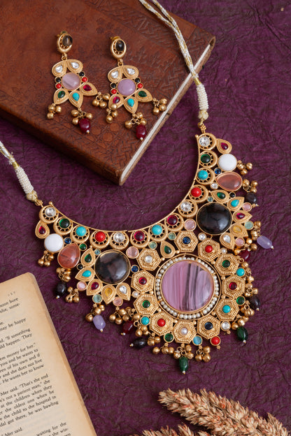 Alizeh Russian stone choker