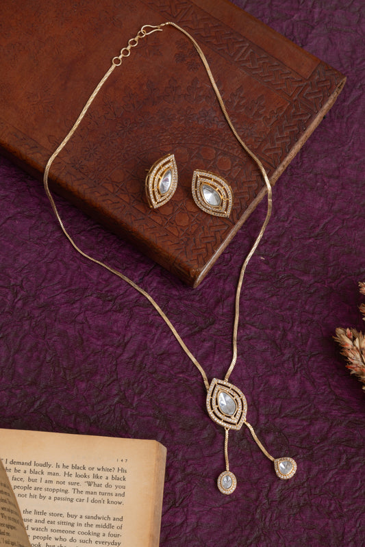 Armani polki diamond necklace