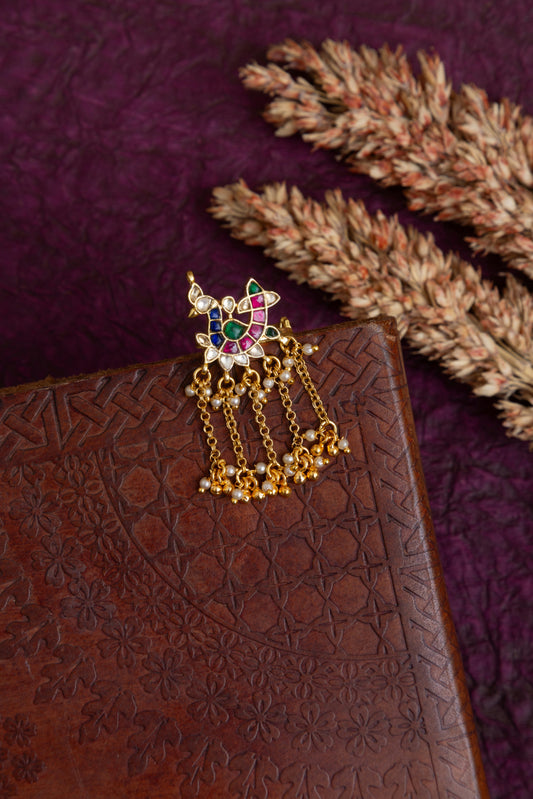 Pari Peacock jadau kundan ring