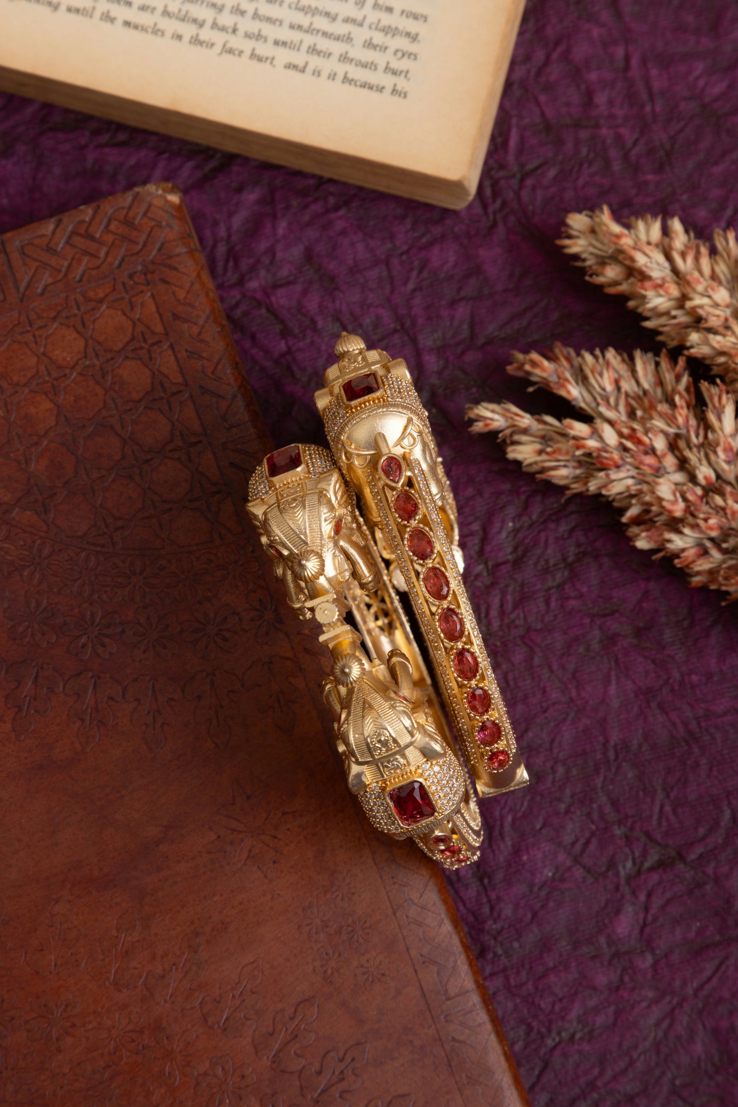 Neetu elephant golden bracelet