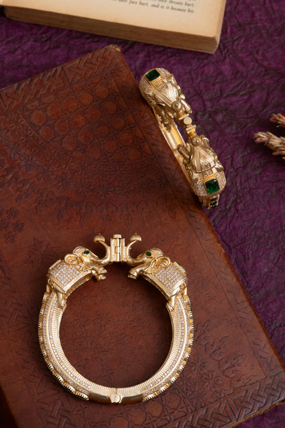 Neetu elephant golden bracelet