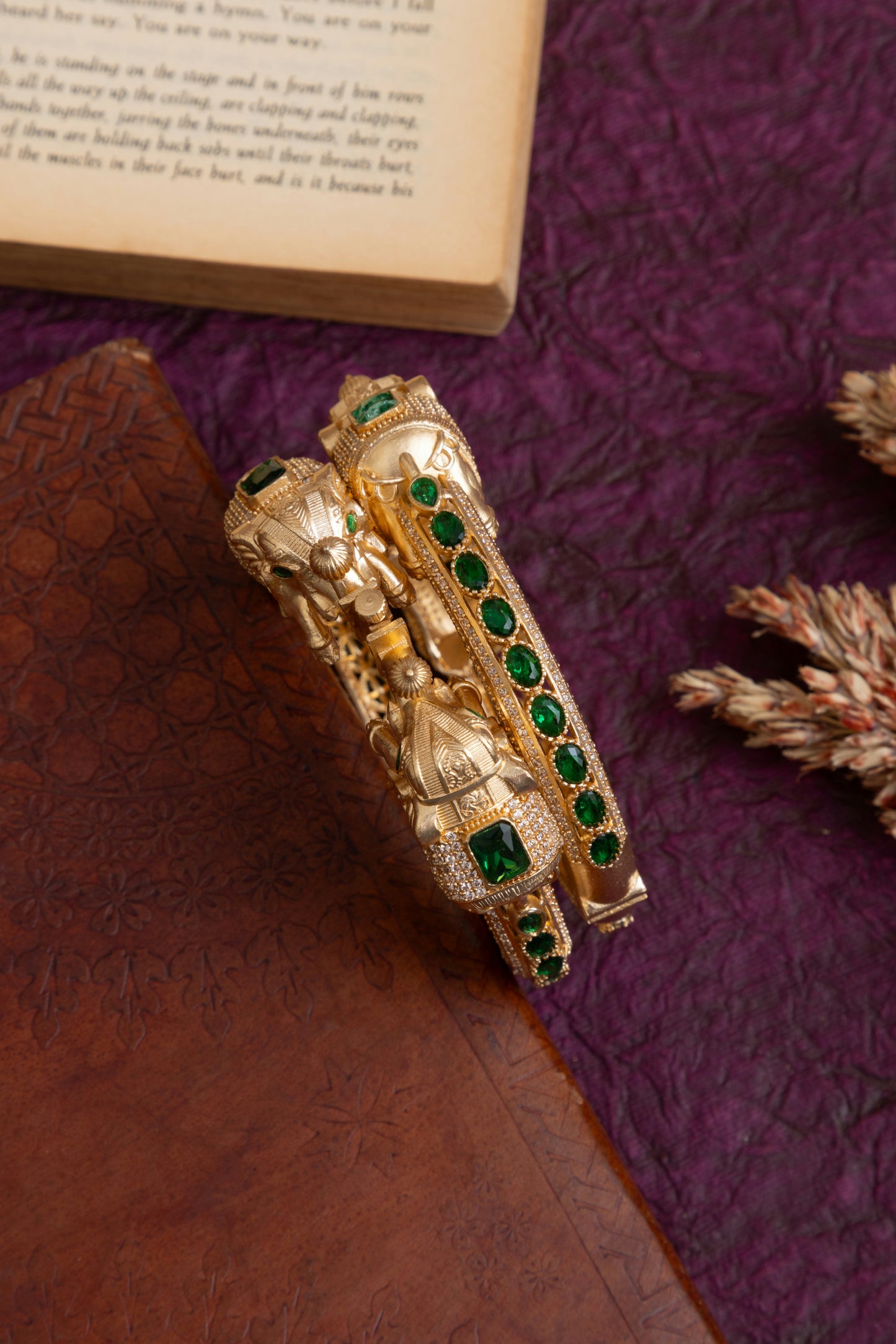 Neetu elephant golden bracelet