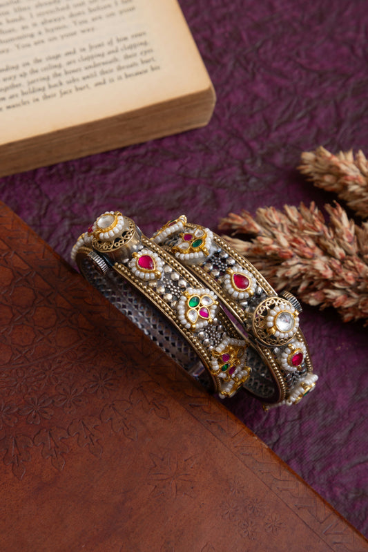 Gunjan small size Pachi kundan kada