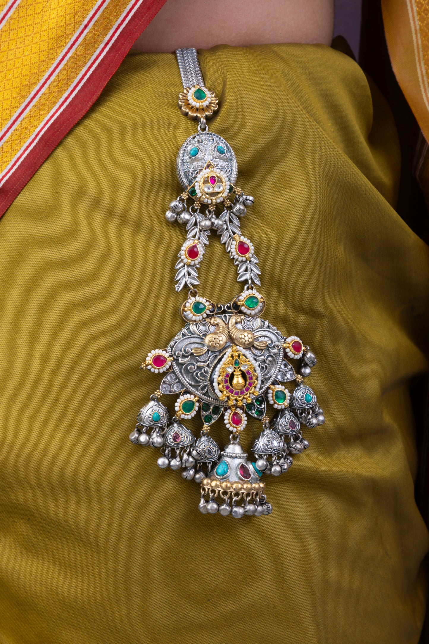 Pachi kundan waist juda