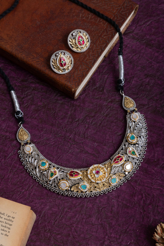 Shree pachi kundan hasli choker