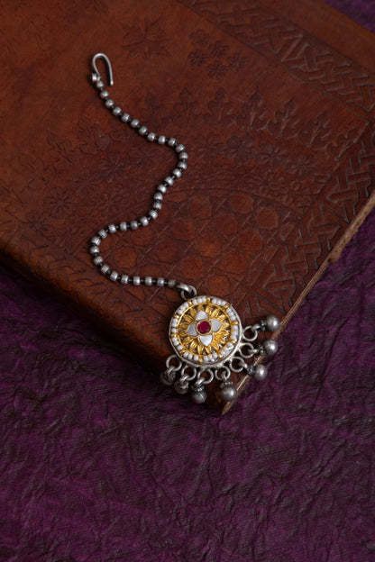 Nitya antique fusion pachi kundan choker