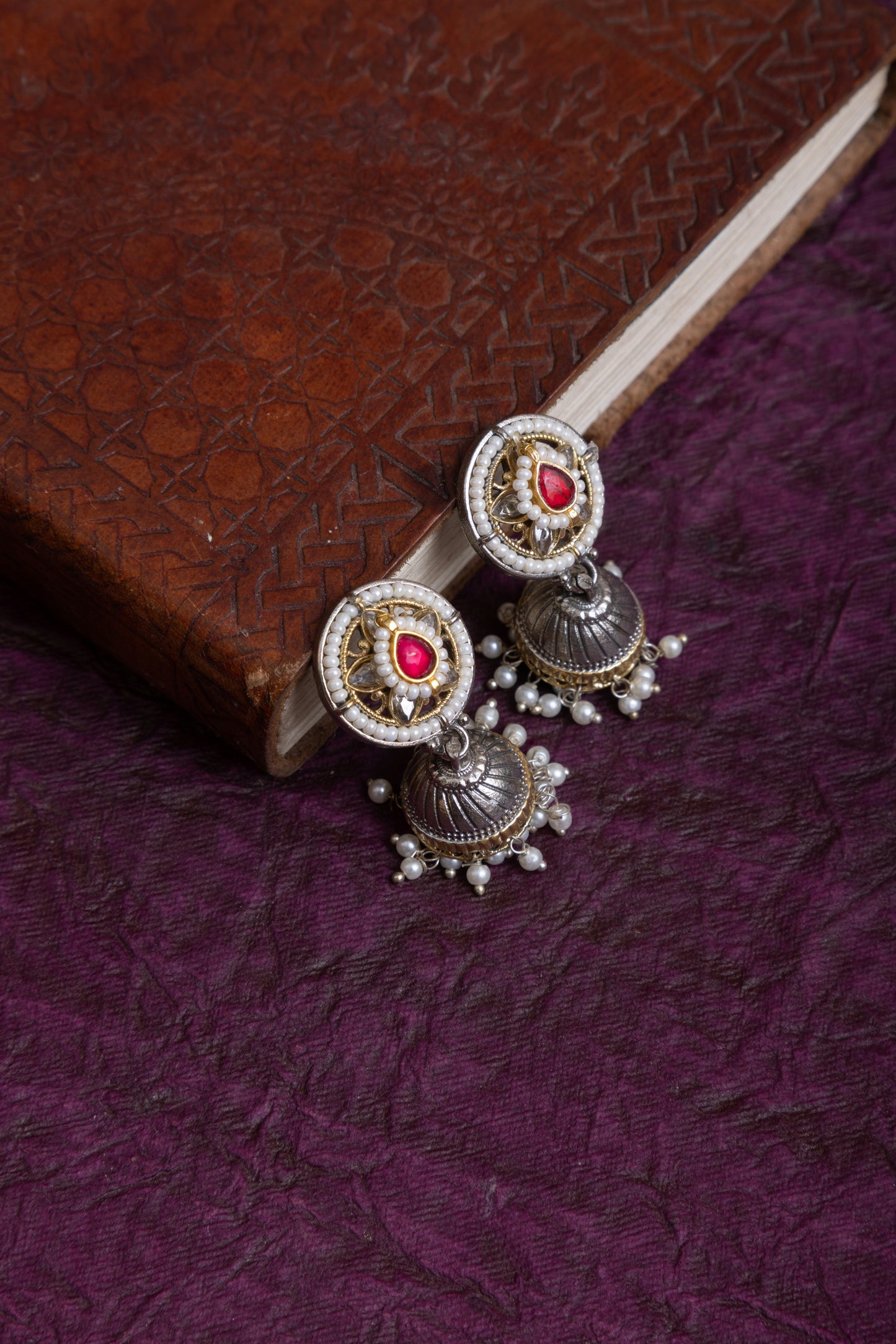 Navya pachi kundan elephant necklace