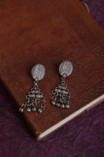 Yogini antique coin necklace