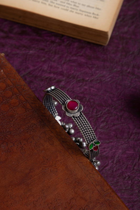 Ekta antique silver bracelet