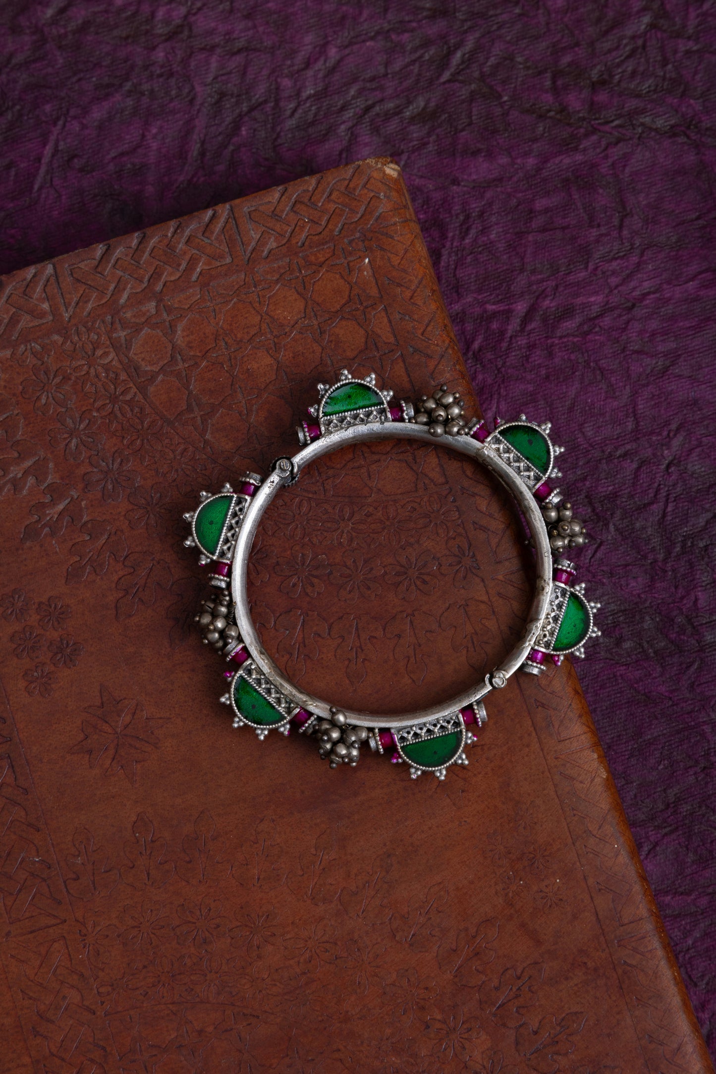Sarita meenakari antique polish bangle