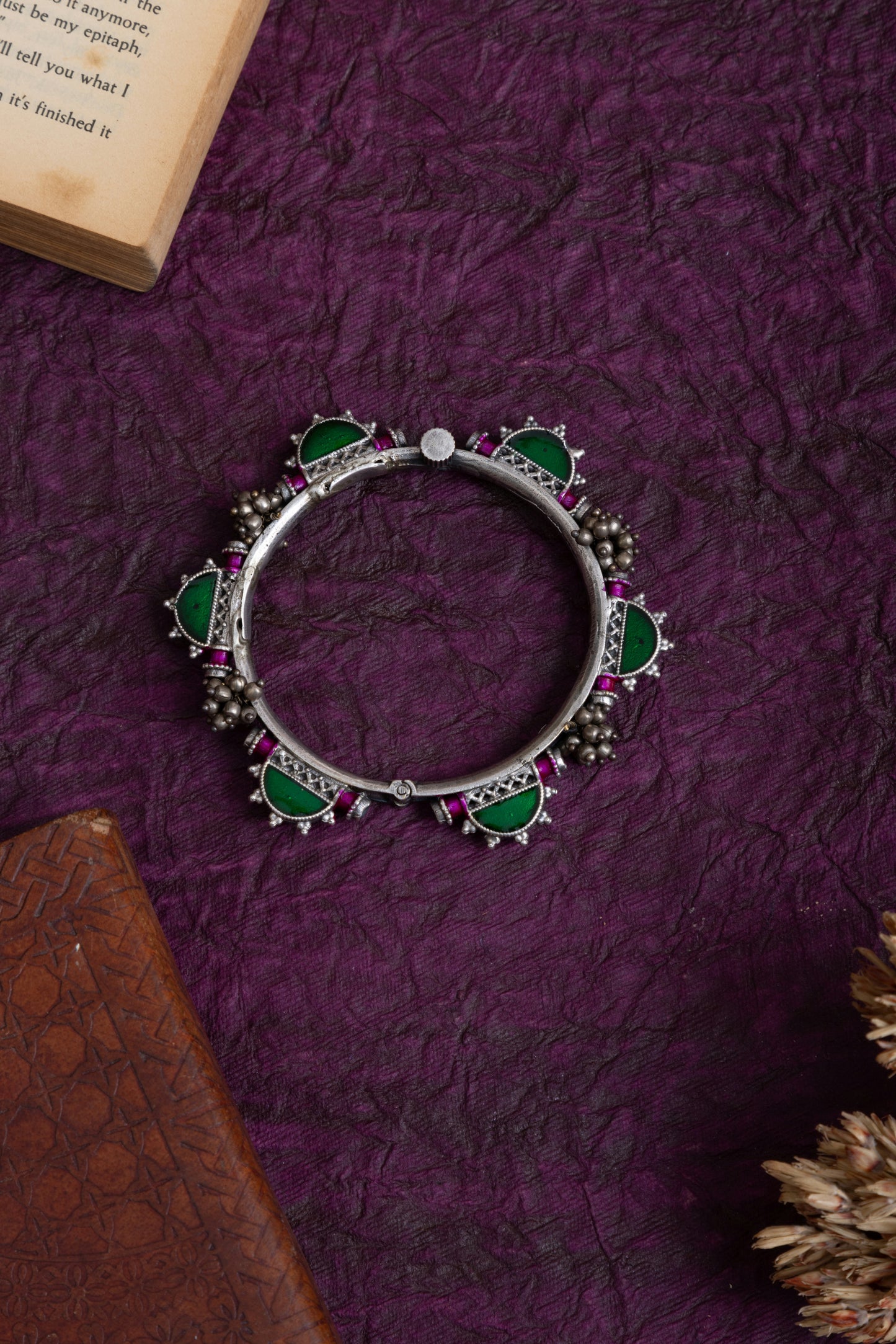 Sarita meenakari antique polish bangle