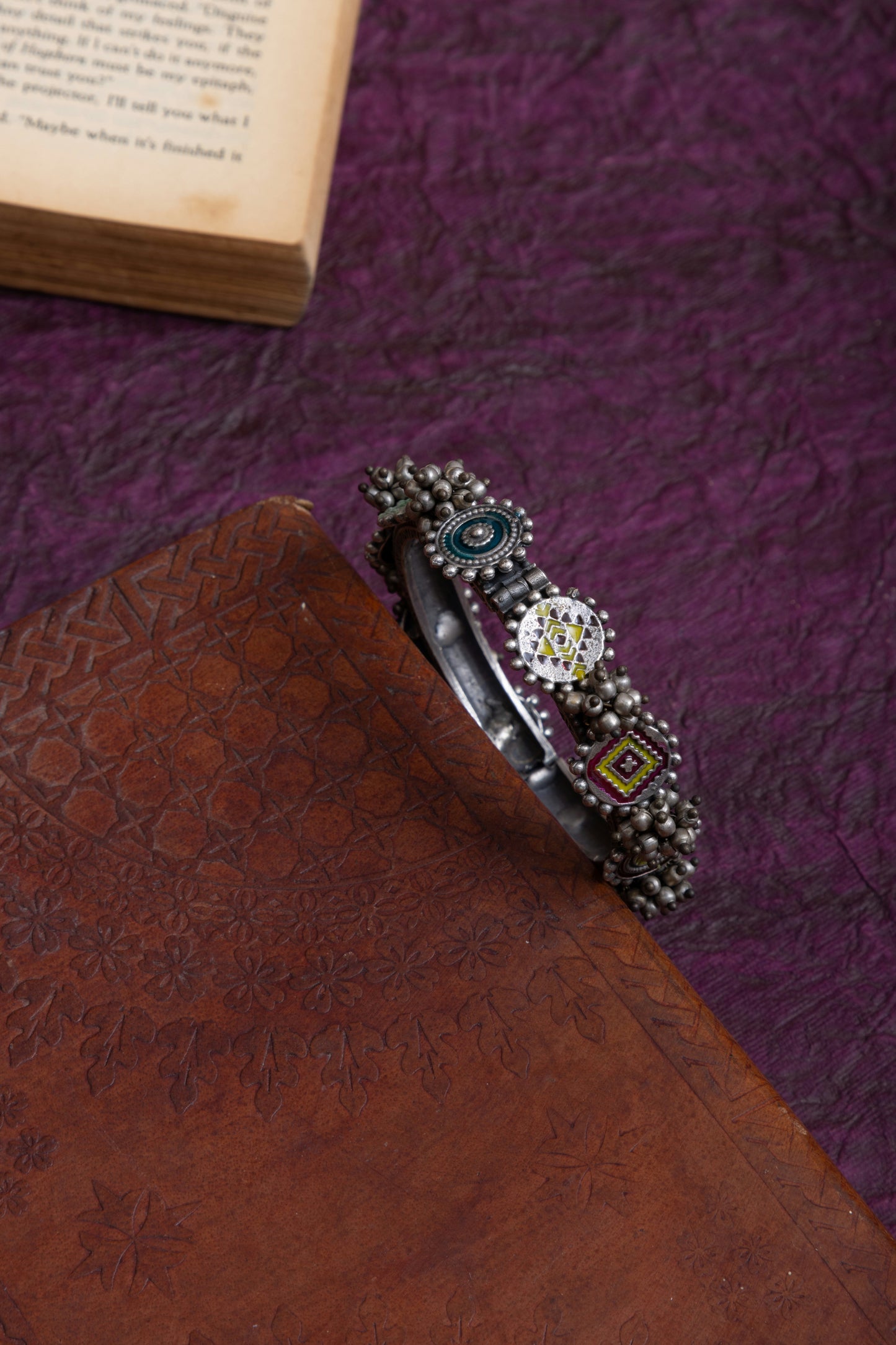 Kajri antique meenakari bangle