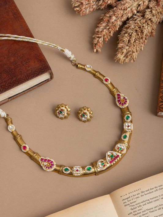 Agni the kundan choker